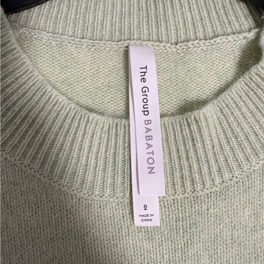 New Aritzia the group mount luxe oversized 100%cashmere sweater Sz2 MSRP:$198 - Picture 7 of 9